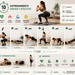 Entrenamiento corto de 10 minutos para días ocupados.